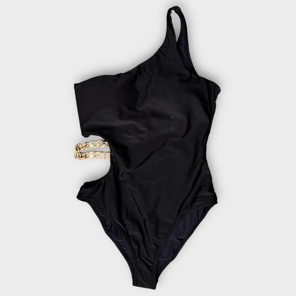 L'Agence Ava Chain One-Piece Swimsuit Size Large - Picture 6 of 9